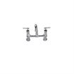 Picture of Encore® 8" OC. Brass Chrome Plated Wall Mount Faucet 2-1/2" Offset Supply Inlets 12" Spout