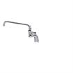 Picture of Encore® 8" OC. Brass Chrome Plated Wall Mount Faucet 2-1/2" Offset Supply Inlets 12" Spout