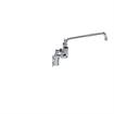 Picture of Encore® 8" OC. Brass Chrome Plated Wall Mount Faucet 2-1/2" Offset Supply Inlets 12" Spout