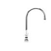 Picture of Encore 4" OC Deck Mount Faucet Ceramic Valves with 8-1/2" Swivel Gooseneck Spout with 4" Wrist Blade Handles