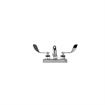 Picture of Encore 4" OC Deck Mount Faucet Ceramic Valves with 12" Swivel Spout with 4" Wrist Blade Handles