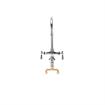 Picture of Encore® Brass Chrome Plated Double Pantry Faucet with 8" Rigid Gooseneck Spout