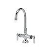 Picture of Encore® Brass Chrome Plated Double Pantry Faucet with 6-1/2" Swivel Gooseneck Spout and Ceramic Valves