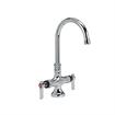 Picture of Encore® Brass Chrome Plated Double Pantry Faucet with 6-1/2" Swivel Gooseneck Spout and Ceramic Valves