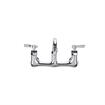 Picture of Encore® 6" OC Brass Chrome Plated Elevated Deck Mount Faucet with 12" Swivel Spout