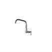 Picture of Encore® Brass Chrome Plated Single Wall Mount Faucet Ceramic Valves with Double Jointed 18" Swivel Spout and Pot Filler End