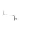 Picture of Encore® Brass Chrome Plated Single Wall Mount Faucet Ceramic Valves with Double Jointed 18" Swivel Spout and Pot Filler End