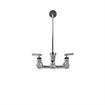 Picture of Encore® 8" OC Wall Mount Service Sink Faucet  Ceramic Valves with 6" Threaded Cast Spout Vacuum Breaker and Lever Handles, Retail Packaging