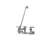 Picture of Encore® 8" OC Wall Mount Service Sink Faucet  Ceramic Valves with 6" Threaded Cast Spout Vacuum Breaker and Lever Handles, Retail Packaging