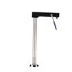 Picture of Encore® Glass Filler, Deck Mount with 8" Riser, 1/2" NPSM and Polished Chrome Plated Brass Finish, Retail Packaging