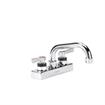 Picture of Encore 4" OC Deck Mount Faucet with 6" Swivel Spout and Lever Handles, Retail Packaging