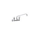 Picture of Encore® 8" OC. Brass Chrome Plated Wall Mount Faucet with 14" Swivel Spout, Retail Packaging