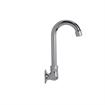 Picture of Encore® Brass Chrome Plated Wall Mount Spout Base with 3-1/2" Gooseneck Spout, Retail Packaging
