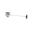 Picture of Encore® DrainMaster™ Rotary Drain, 18" Handle, 3-1/2" Sink Opening, 2" Male or 1-1/2" Female Outlet