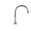 Picture of Encore® Brass Chrome Plated Deck Mount Spout Base with 6" Gooseneck Spout, Retail Packaging