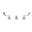 Picture of Encore® Adjustable Widespread Deck Mount Faucet Ceramic Valves with 5" Cast Spout and 4" Wrist Blade Handles