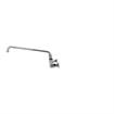 Picture of Encore® 8" OC. Brass Chrome Plated Wall Mount Faucet Ceramic Valves with 16" Swivel Spout, Retail Packaging