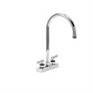Picture of Encore 4" OC Deck Mount Faucet with 8-1/2" Swivel Gooseneck Spout, Lever Handles, Retail Packaging