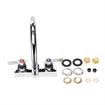 Picture of Encore 4" OC Deck Mount Faucet with 8-1/2" Swivel Gooseneck Spout, Lever Handles, Retail Packaging