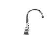 Picture of Encore 8" OC Deck Mount Faucet Ceramic Valves with 6" Swivel Gooseneck Spout with 4" Wrist Blade Handles, Retail Packaging