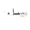 Picture of Encore 8" OC Deck Mount Faucet Ceramic Valves with 6" Swivel Gooseneck Spout with 4" Wrist Blade Handles, Retail Packaging