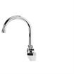Picture of Encore® 4" OC Wall Mount Faucet with 6" Swivel Gooseneck Spout and Lever Handles, Retail Packaging