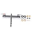 Picture of Encore® 4" OC Wall Mount Faucet with 6" Swivel Spout and Lever Handles, Retail Packaging