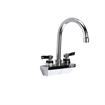 Picture of Encore 4" OC Wall Mount Faucet Ceramic Valves with 6" Swivel Gooseneck Spout, Retail Packaging