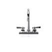 Picture of Encore 4" OC Wall Mount Faucet Ceramic Valves with 6" Swivel Gooseneck Spout, Retail Packaging