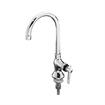 Picture of Encore® Brass Chrome Plated Single Pantry Deck Mount Faucet 3-1/2" Swivel Gooseneck  Spout, Lever Handle, Retail Packaging