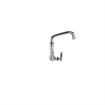 Picture of Encore® Brass Chrome Plated Single Wall Mount Faucet with 18" Swivel Spout and Lever Handles, Retail Packaging