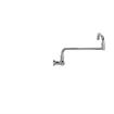 Picture of Encore® Brass Chrome Plated Single Wall Mount Faucet with 18" Swivel Spout and Lever Handles, Retail Packaging