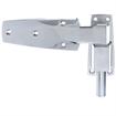 Picture of 1-1/4" Offset Satin Chrome Cam-Rise Walk-In Door Hinge With Spring Assist