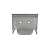 Picture of Encore Wall Mount Type 304 Series Stainless Steel Hand Sink 14" x 10" x 5" Deep with 4" OC Holes, Double side splash and KHS15-4000 Faucet