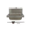 Picture of Encore® Wall Mount Type 304 Series Stainless Steel Hand Sink 4" OC Deck Mount Holes 14" x 10" x 5" Deep Less Side Splash