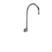 Picture of Encore® Brass Chrome Plated Wall Mount Spout Base with 8-1/2" Gooseneck Spout, Retail Packaging