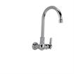 Picture of Encore® Brass Chrome Plated Single Wall Mount Faucet with 6" Rigid Gooseneck Spout