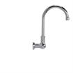 Picture of Encore® Brass Chrome Plated Single Wall Mount Faucet with 6" Rigid Gooseneck Spout