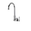 Picture of Encore® Brass Chrome Plated Single Wall Mount Faucet with 6" Rigid Gooseneck Spout
