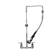 Picture of Encore® 8" OC  Brass Chrome Plated Swivel Arm Pre-rinse Assembly with 12" Swivel Arm and 26" Riser, Retail Packaging