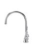 Picture of Encore® Adjustable Widespread Deck Mount Faucet with Rigid 8-1/2" Gooseneck Spout and 4" Wrist Blade Handles