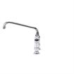 Picture of Encore® 4" OC Brass Chrome Plated Elevated Deck Mount Faucet with 10" Swivel Spout