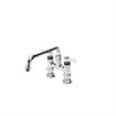 Picture of Encore® 4" OC Brass Chrome Plated Elevated Deck Mount Faucet with 10" Swivel Spout