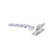 Picture of 1-3/4" Offset Satin Chrome Cam-Rise Walk-In Door Hinge With Spring Assist
