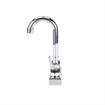 Picture of Encore 4" OC Deck Mount Faucet Ceramic Valves with 3-1/2" Swivel Gooseneck Spout with 4" Wrist Blade Handles, Retail Packaging