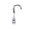 Picture of Encore 4" OC Deck Mount Faucet Ceramic Valves with 3-1/2" Swivel Gooseneck Spout with 4" Wrist Blade Handles, Retail Packaging