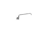 Picture of Encore® 8" OC. Brass Chrome Plated Wall Mount Faucet with 16" Swivel Spout, Lever handles and Retail Packaging