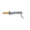 Picture of Encore® Glass Filler, Deck Mount with 8" Riser, 1/2" NPT and Polished Chrome Plated Brass Finish, Retail packaging