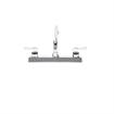 Picture of Encore 8" OC Deck Mount Faucet Ceramic Valves with 8" Swivel Spout and 4" Wrist Blade Handels, Retail Packaging