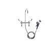 Picture of Encore® Adjustable Widespread Deck Mount Faucet with Rigid 6" Gooseneck Spout and 4" Wrist Blade Handles